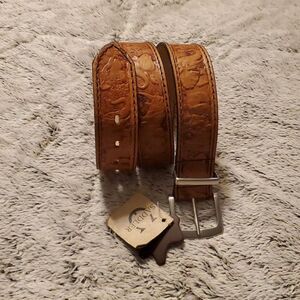 Handcrafted made in South Africa Sadler leather belt 32"